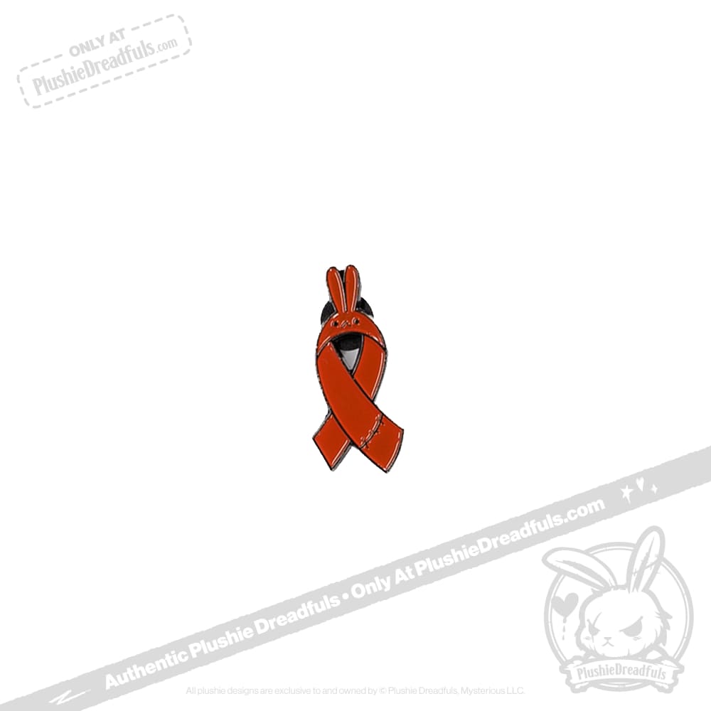 Bunny Awareness Ribbon Enamel Pin
