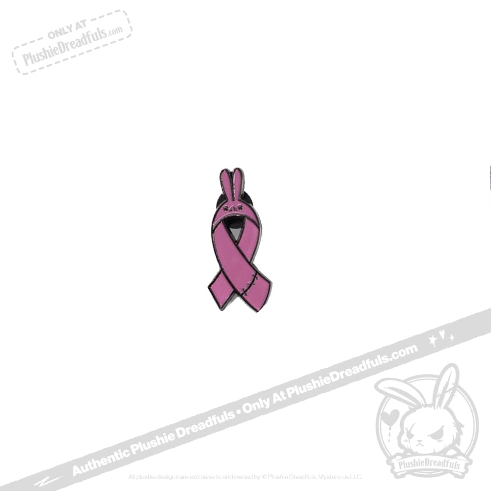 Bunny Awareness Ribbon Enamel Pin