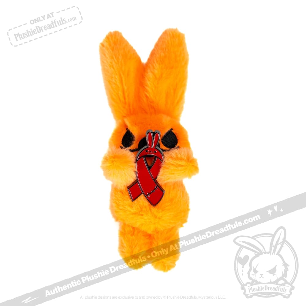 Bunny Awareness Ribbon Enamel Pin