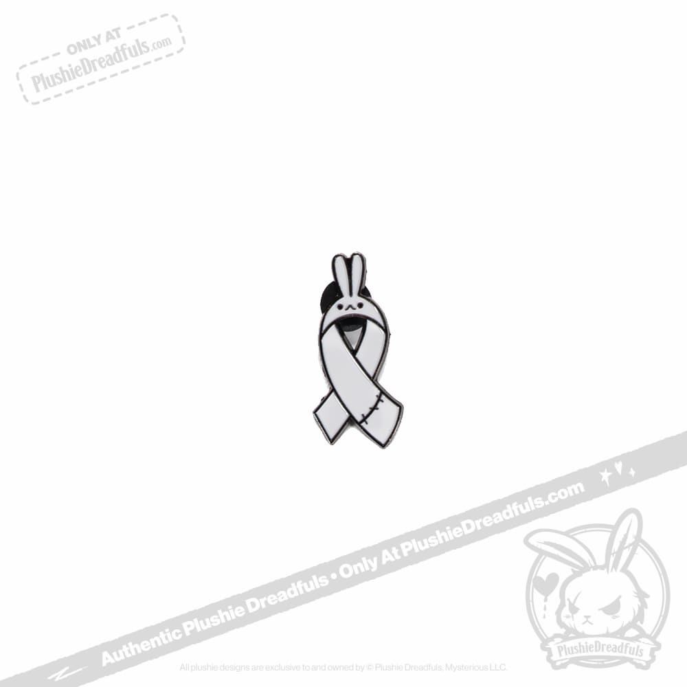 Bunny Awareness Ribbon Enamel Pin