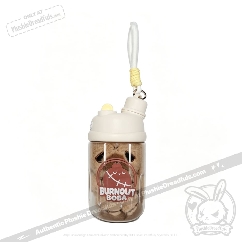 Burnout Brown Sugar Boba Bunny in Cup - Plush and Cup Collector Set