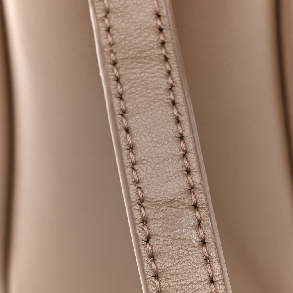 Calfskin Matelasse Monogram Lou Camera Bag Dark Beige