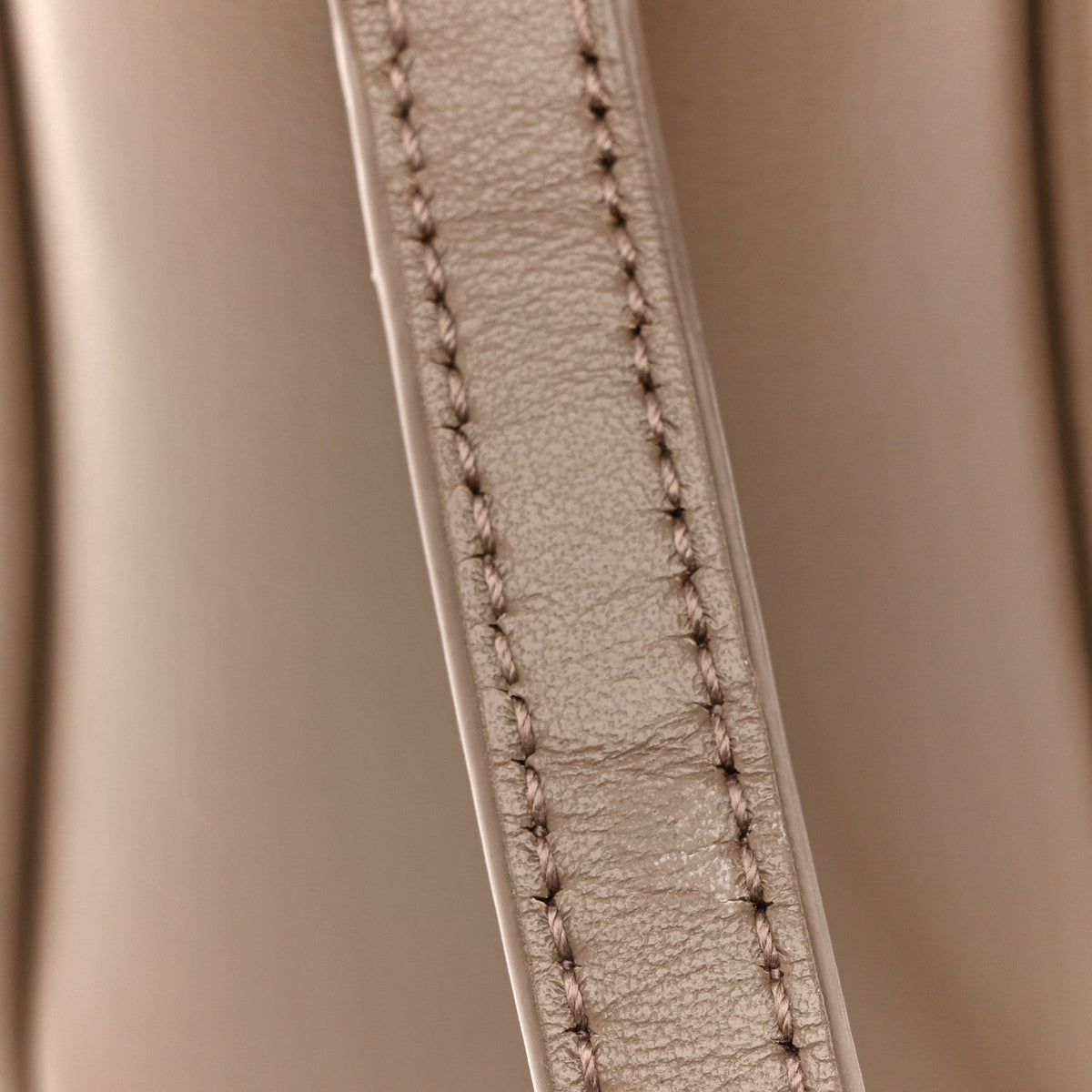 Calfskin Matelasse Monogram Lou Camera Bag Dark Beige