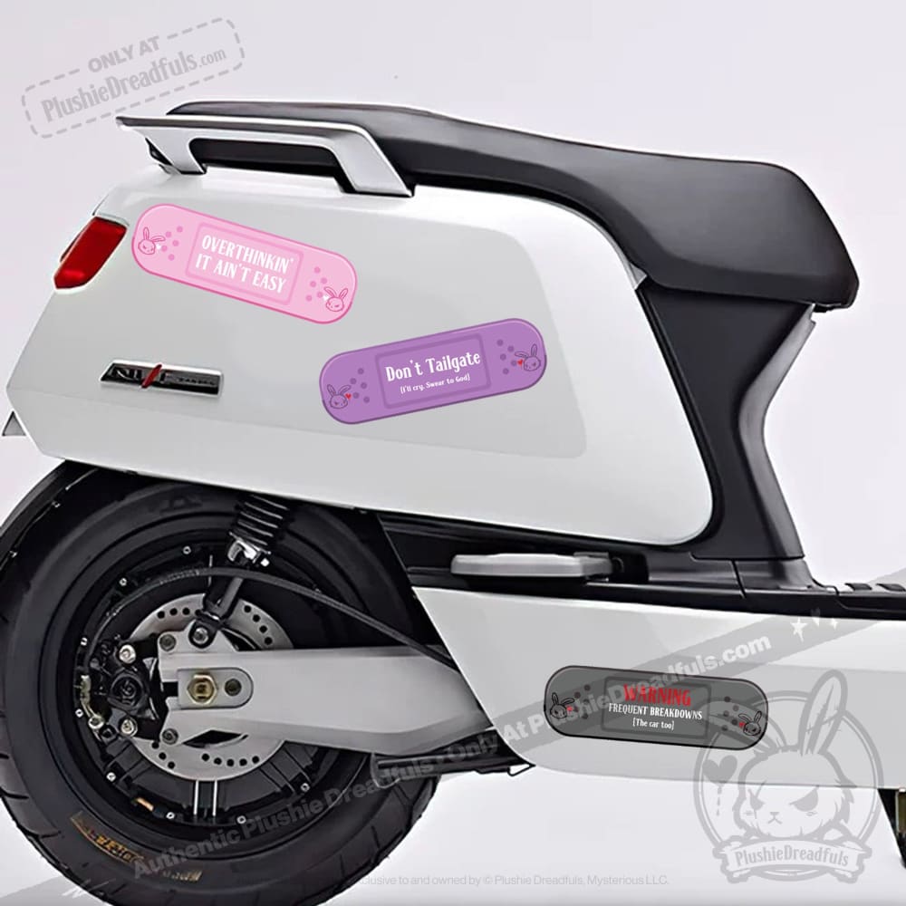 Car Decal Emotional Support Bandages