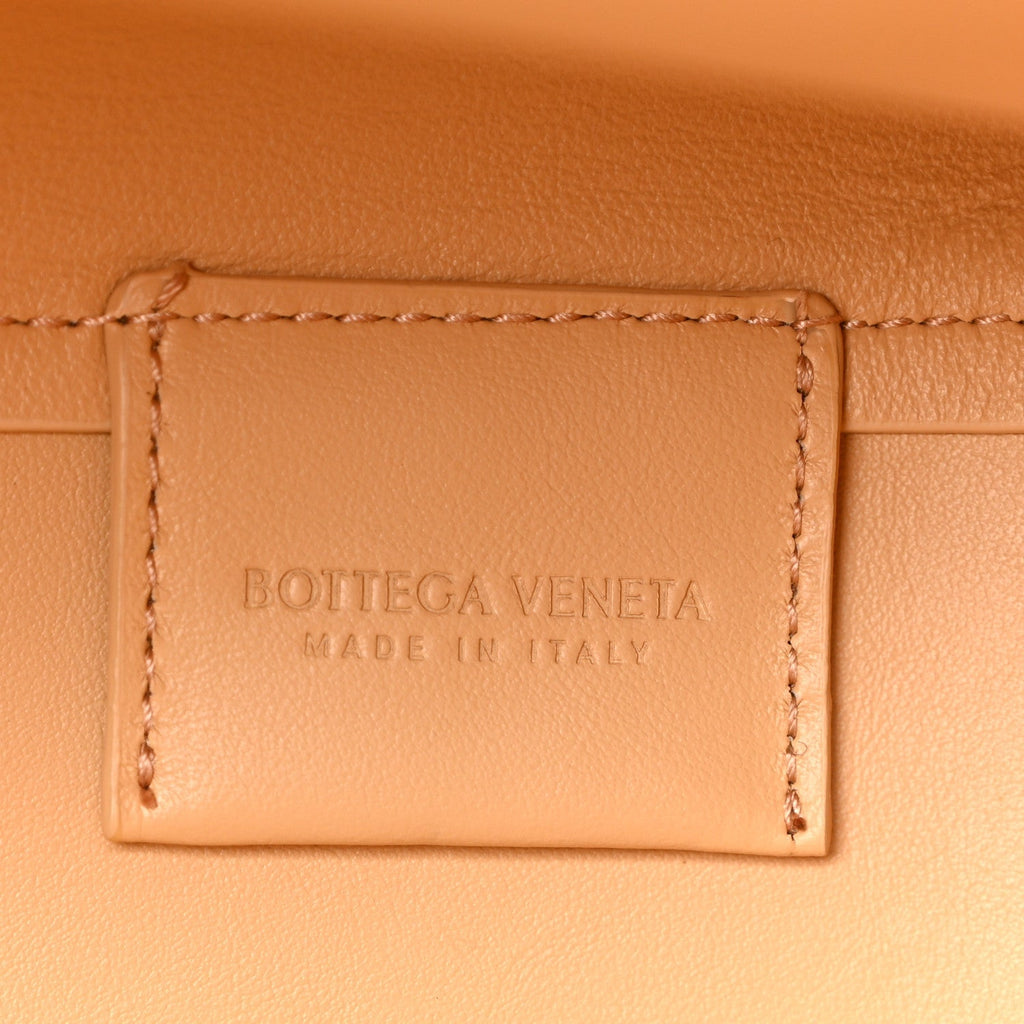 Calfskin Medium The Point Triangle Bag Almond