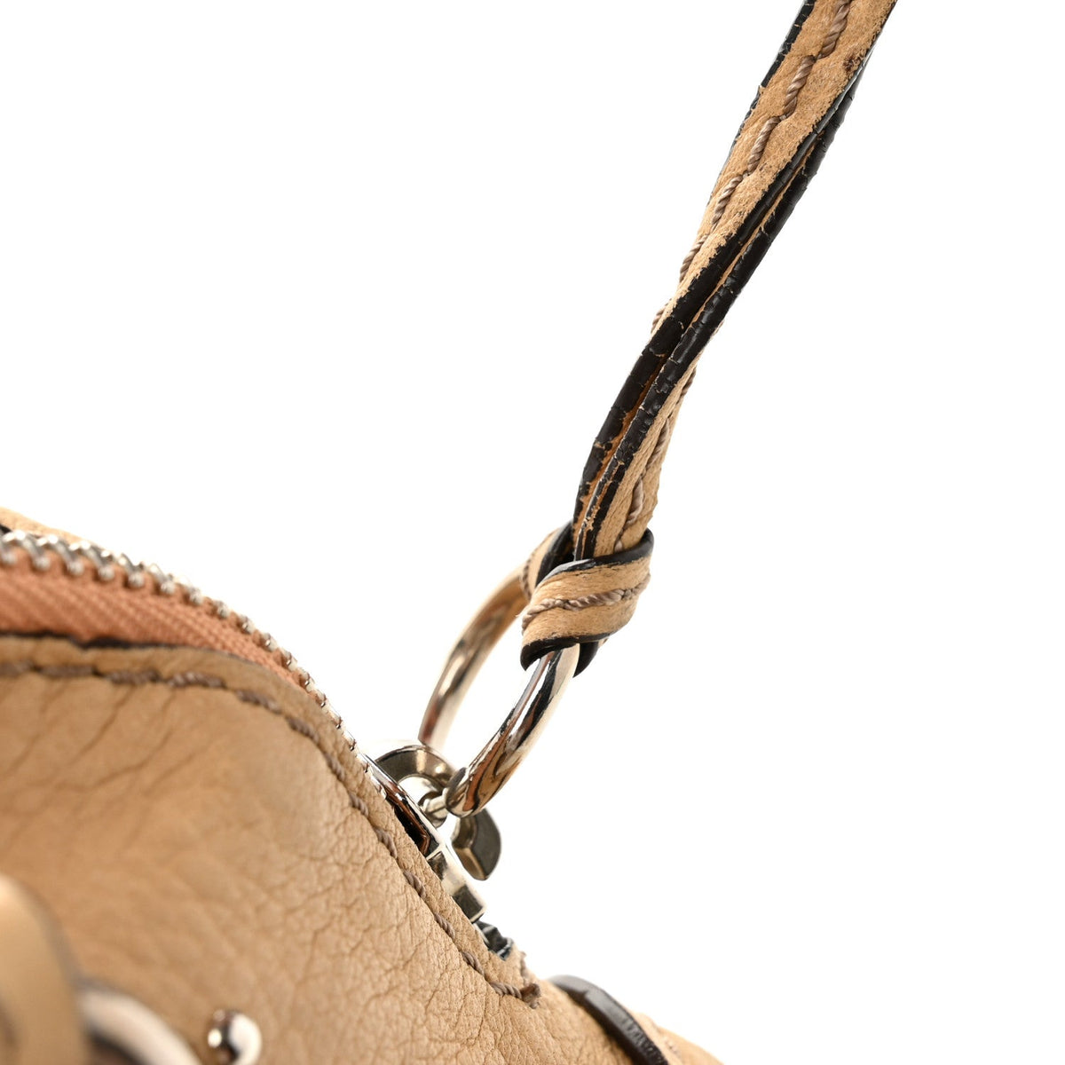 Calfskin Medium Paddington Satchel Taupe