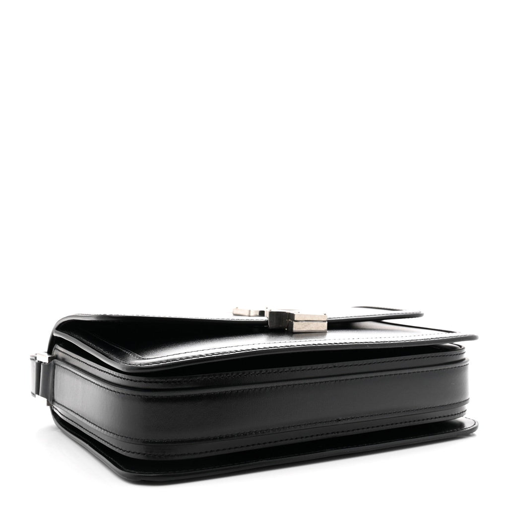 Box Calfskin Monogram Medium Solferino Satchel Black