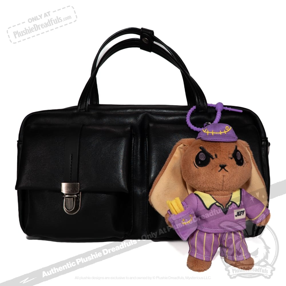 Fast Food Worker Plush Keychain Accessory