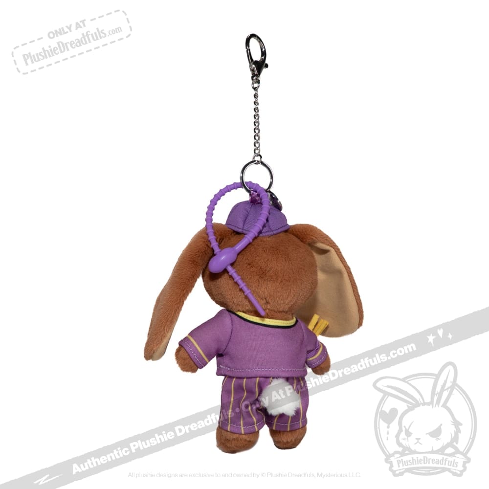 Fast Food Worker Plush Keychain Accessory