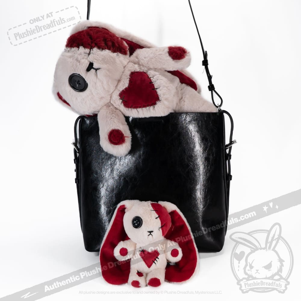 Love Rabbit Plush Keychain Accessory