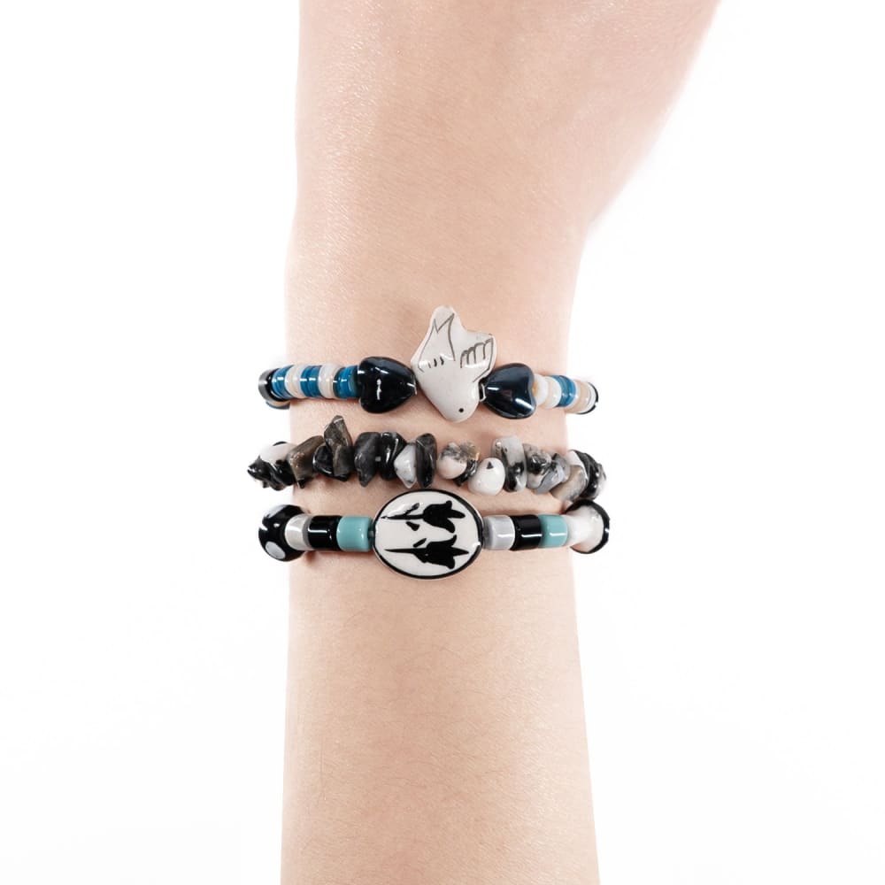 Magpie Stacking Friendship Bracelet