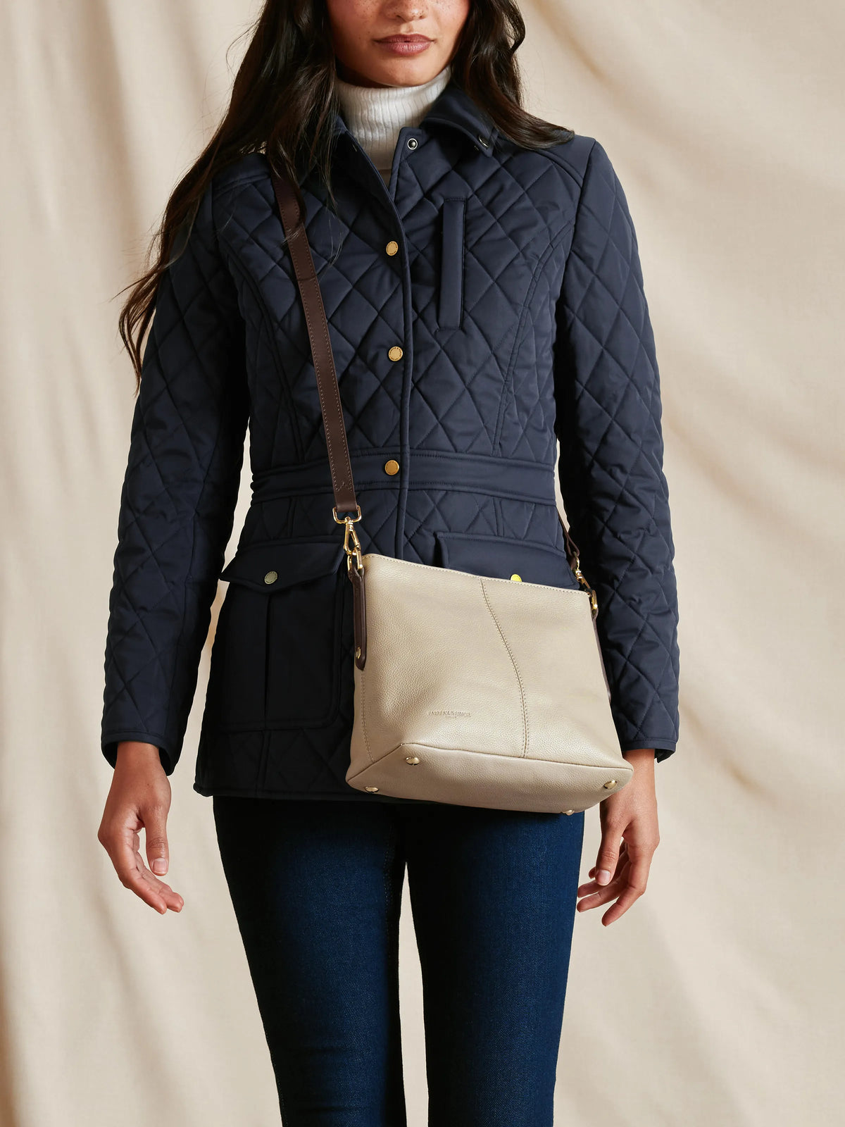 Mini Tetbury - Stone Leather