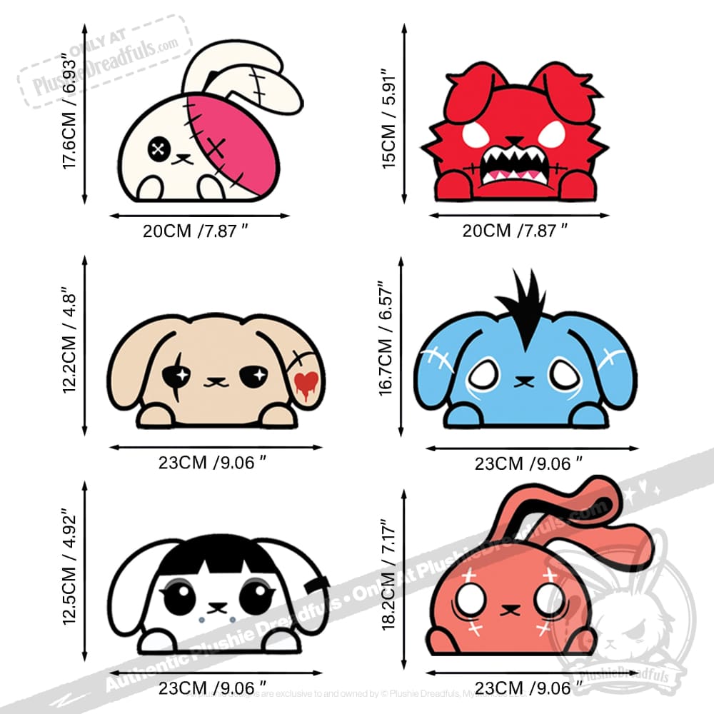 Peeking Car Decal Set