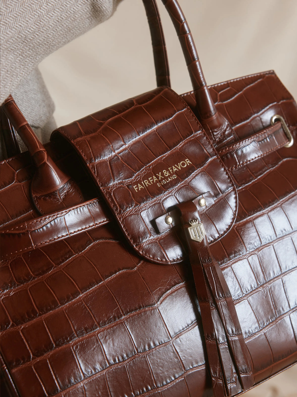 Windsor Handbag - Conker Leather