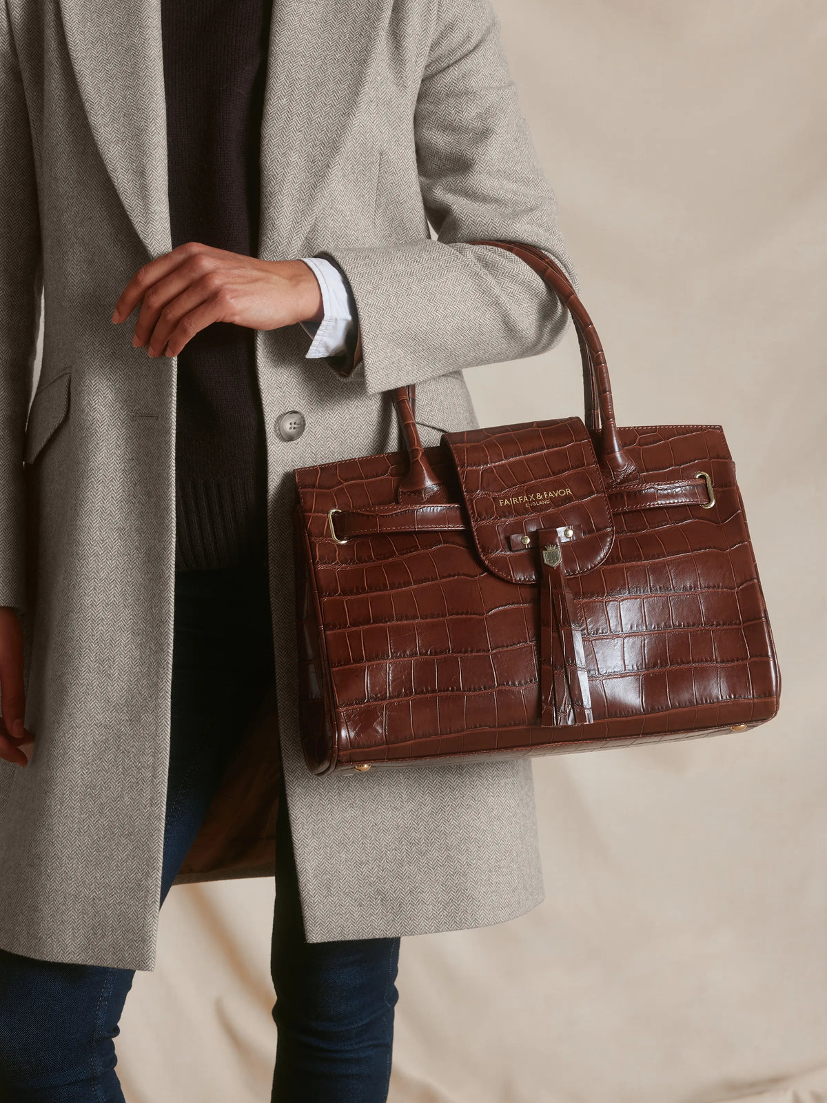 Windsor Handbag - Conker Leather