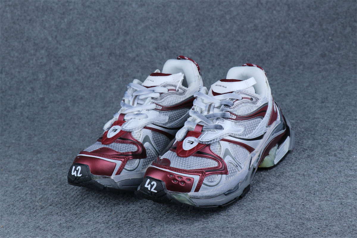 Balenciaga Wmns Runner Sneaker 'White Burgundy'