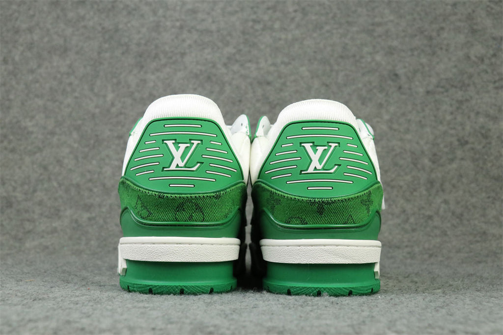 LV Trainer 'Green Monogram Denim'